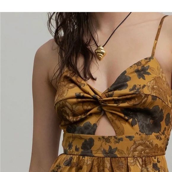 Enchanted Flowers Jumpsuit long with pockets - Picture 2 of 4